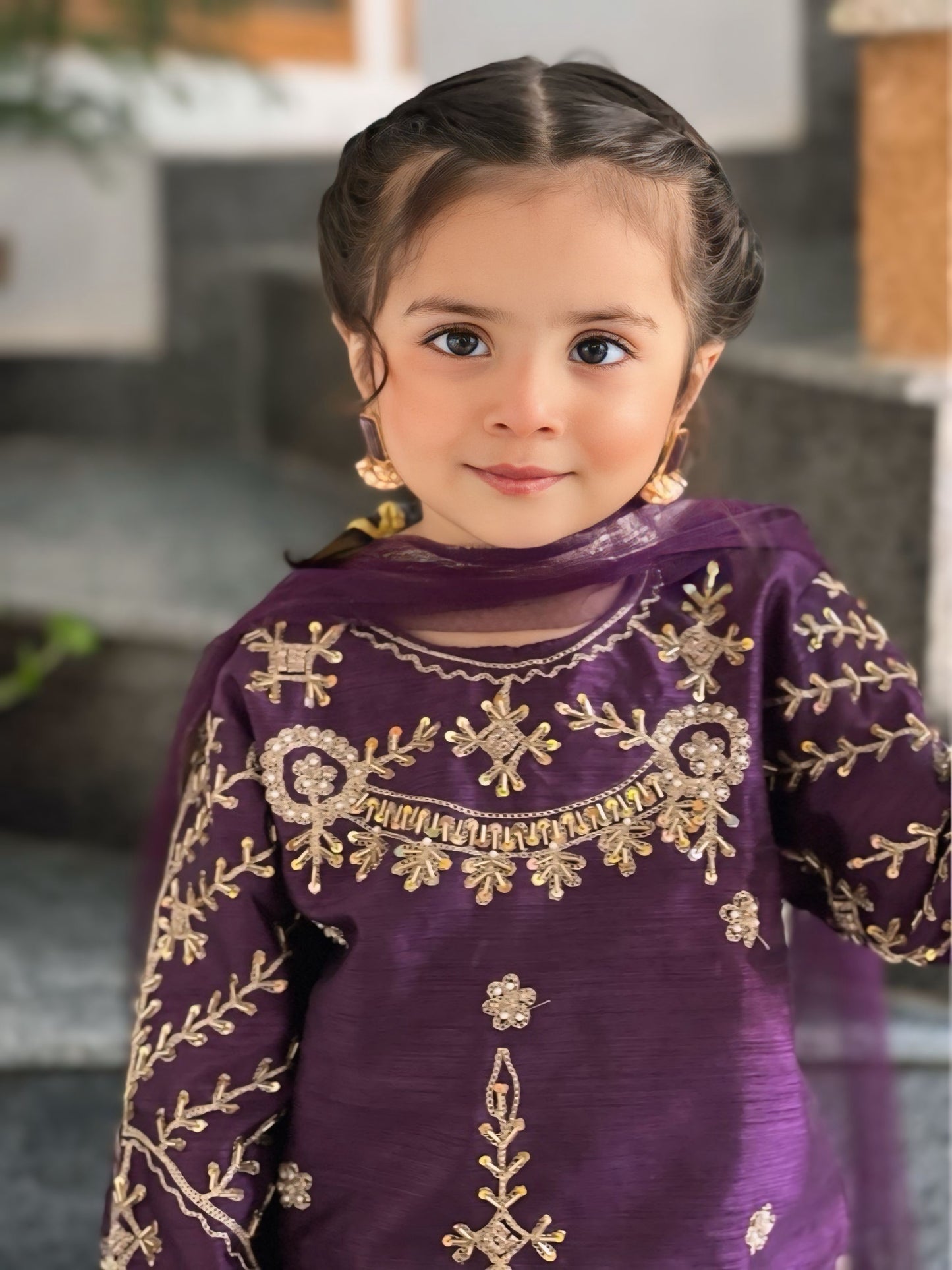 Premium Purple Lehenga Set - 3P