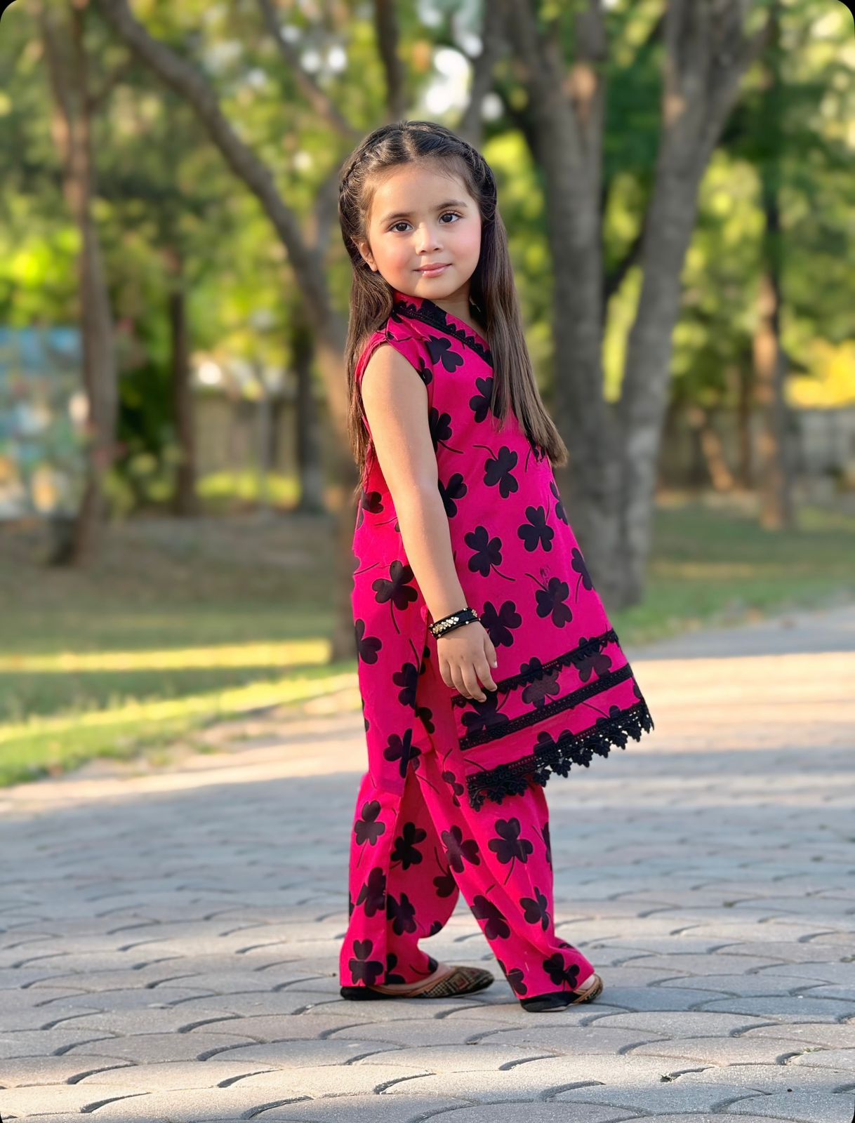 AirLine Kids Lawn Dress With Duppata